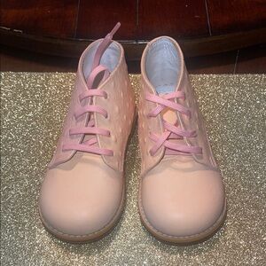 Josmo Light Pink Kids Boots with Dots